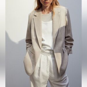 H&M gathered sleeve jacket size XL (New)